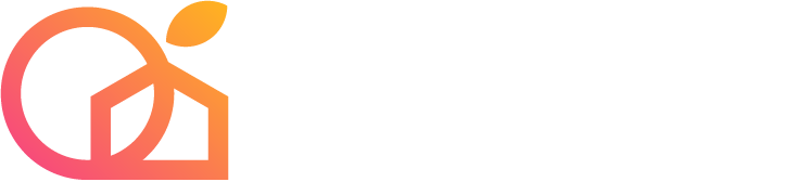 Logo Orange real estate wit