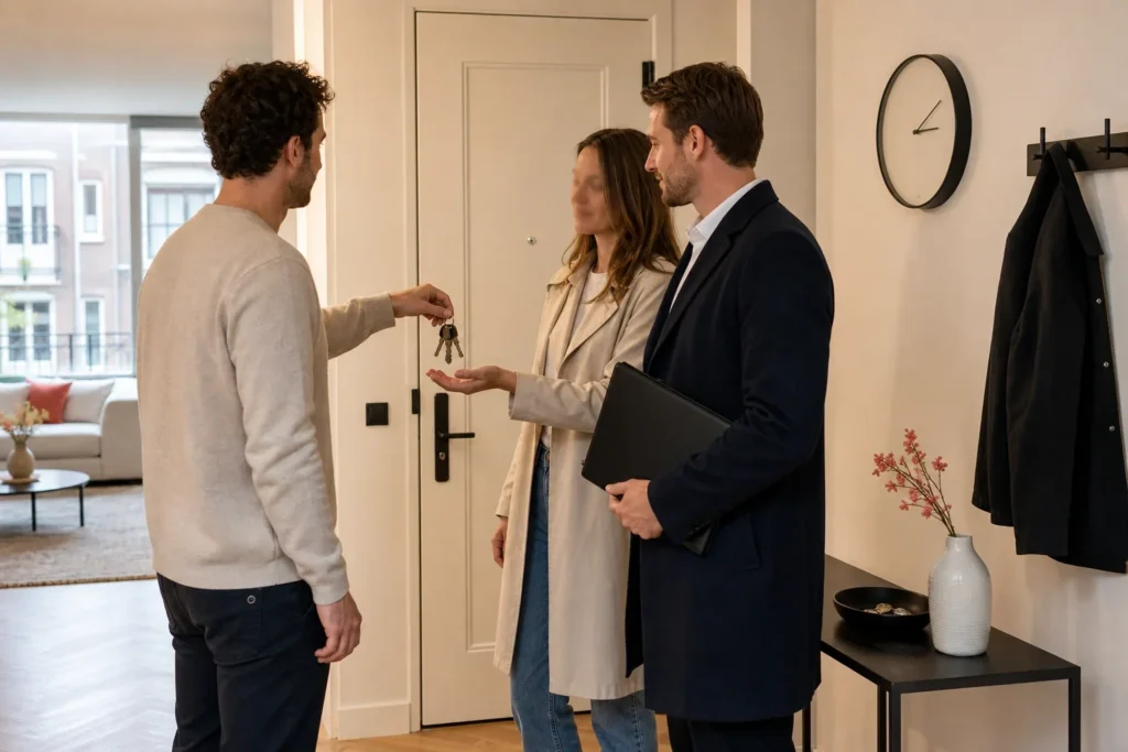 sleuteloverdracht na woningverkoop